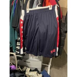 Size L- NBA Shorts Men's Blue USA Stars Sport Basketball